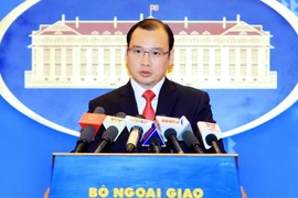Người Phát ngôn Bộ Ngoại giao Lê Hải Bình. (Ảnh: An Đăng/TTXVN)