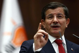 Thủ tướng Thổ Nhĩ Kỳ Ahmet Davutoglu. (Nguồn: AFP)