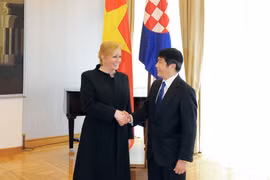 Croatia coi trọng tăng cường quan hệ hợp tác với Việt Nam 