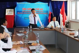 Quang cảnh buổi tọa đàm. (Ảnh: Quang Vinh/Vietnam+)