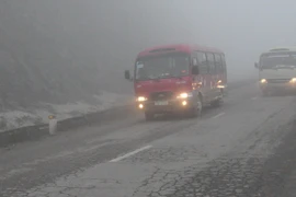 Các tỉnh Bắc Bộ xuất hiện sương mù dày đặc, độ ẩm trên 94%