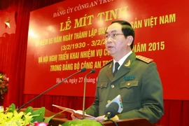 Đảng ủy Công an TW triển khai chương trình công tác năm 2015 