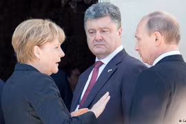 Thủ tướng Đức điện đàm với Tổng thống Nga và Ukraine