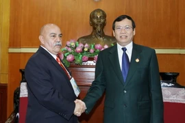 Lãnh đạo Mặt trận tiếp Phó Chủ tịch đảng cầm quyền ở Venezuela