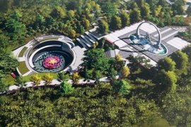 Phối cảnh khu tưởng niệm. (Ảnh: Nguyên Lý/TTXVN)