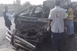 Hiện trường vụ tai nạn. (Nguồn: en.subahpakistan.com)