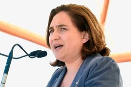Thị trưởng Barcelona, bà Ada Colau. (Nguồn: AFP)