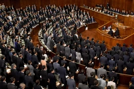 Toàn cảnh phiên họp của Hạ viện Nhật Bản ở Tokyo ngày 2/6. (Nguồn: AFP/TTXVN)