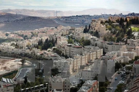 Khu định cư của người Do Thái ở Pisgat Zeev, Đông Jerusalem ngày 27/9/2016. (Ảnh: AFP/TTXVN)
