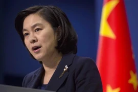 Người phát ngôn Bộ Ngoại giao Trung Quốc Hoa Xuân Oánh. (Nguồn: presstv.ir)