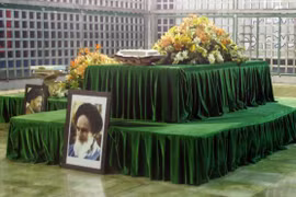 Lăng mộ của cố lãnh đạo tối cao cách mạng Iran Ruhollah Khomeini. (Nguồn: AFP)