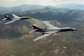 Máy bay ném bom chiến lược B-1B của Mỹ. (Nguồn: Reuters)