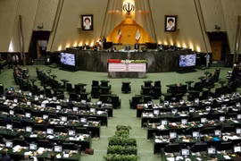 Quang cảnh một phiên họp Quốc hội ở thủ đô Tehran ngày 29/5/2016. (Nguồn: EPA/TTXVN)