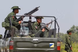Binh sỹ Myanmar. (Nguồn: AFP/TTXVN)