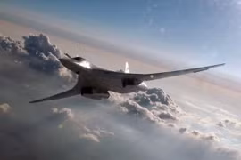 Máy bay ném bom chiến lược Tu-160. (Nguồn: Press Photo)