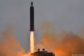 Một vụ phóng tên lửa của Triều Tiên. (Nguồn: KCNA)