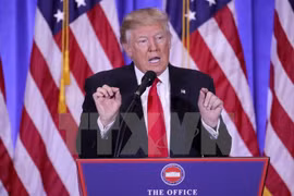 Tổng thống Mỹ Donald Trump. (Nguồn: THX/TTXVN)