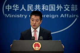 Người phát ngôn Bộ Ngoại giao Trung Quốc Lục Khảng. (Nguồn: AFP/TTXVN) 