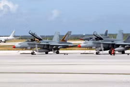 Máy bay chiến đấu của Australia tham chiến ở Iraq và Syria. (Nguồn: AP)