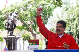 Tổng thống Venezuela Nicolas Maduro phát biểu tại Caracas ngày 23/7. (Nguồn: EPA/TTXVN)