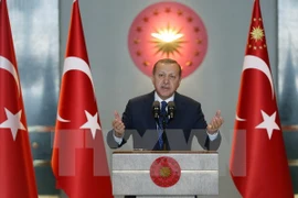 Tổng thống Thổ Nhĩ Kỳ Recep Tayyip Erdogan. (Nguồn: EPA/TTXVN)