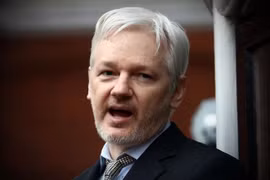 Nhà sáng lập trang mạng WikiLeaks Julian Assange. (Nguồn: Getty)