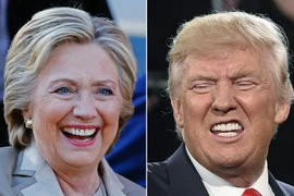 Ứng viên đảng Cộng hòa Donald Trump (phải) đã giành thêm chiến thắng tại nhiều bang quan trọng. (Nguồn: AFP/ TTXVN)