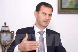 Tổng thống Syria Bashar al-Assad. (Nguồn: EPA/TTXVN)