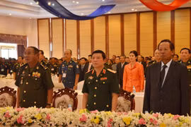 Các đại biểu tham dự buổi lễ. (Ảnh: Nguyễn Lâm/Vietnam+)