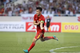 Tiền đạo Lê Công Vinh. (Ảnh: Quốc Khánh/TTXVN)