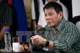 Tổng thống Philippines Rodrigo Duterte. (Nguồn: AFP/TTXVN)