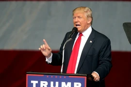 Ứng viên Tổng thống đảng Cộng hòa Donald Trump trong cuộc vận động tranh cử ở Henderson, Nevada ngày 5/11. (Nguồn: AFP/TTXVN)