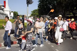 Du khách nước ngoài tại Thái Lan. (Nguồn: AFP)