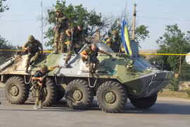 Lực lượng binh sỹ Ukraine. (Nguồn: AP)