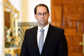 Thủ tướng Tunisia Youssef Chahed. (Nguồn: AFP)
