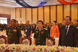 Các đại biểu tham dự buổi lễ. (Ảnh: Nguyễn Lâm/Vietnam+)