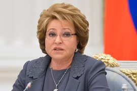 Chủ tịch Hội đồng Liên bang (Thượng viện) Nga, bà Valentina Matviyenko. (Nguồn: RT)