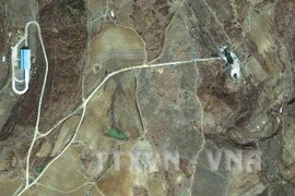 Địa điểm phóng tên lửa ở khu vực Musudan-ri (Nguồn: kyodo/TTXVN)