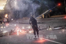 Biểu tình ủng hộ Anh em Hồi giáo biến thành bạo lực (Nguồn: TTXVN)