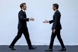 Tổng thống Pháp Emmanuel Macron (trái) và Thủ tướng Anh Rishi Sunak sẽ gặp nhau ngày 10/3 tới đây. (Nguồn: timesofmalta.com)