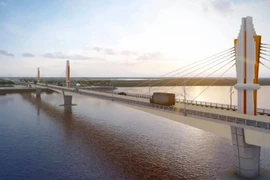 Phối cảnh cây cầu hữu nghị thứ 5 giữa Thái Lan và Lào. (Nguồn: nationthailand.com)