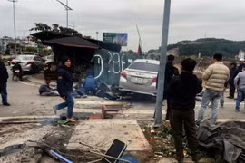 Hiện trường vụ việc. (Ảnh: TTXVN phát)