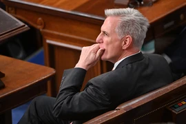 Hạ nghị sỹ Kevin McCarthy tại phiên bỏ phiếu bầu Chủ tịch Hạ viện Mỹ, ngày 5/1. (Ảnh: THX/TTXVN)