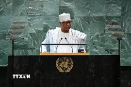 Chủ tịch Đại hội đồng Liên hợp quốc khóa 79, ông Philemon Yang. (Nguồn: TTXVN)