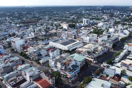 Một góc thành phố Đồng Xoài, tỉnh Bình Phước. (Ảnh: TTXVN phát)