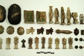 Những cổ vật mà các nhà khảo cổ vừa tìm được. (Nguồn: Daily News Egypt)