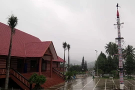 [Photo] Nghi lễ dựng cây Nêu và bộ Gu của người Cor tại Quảng Nam