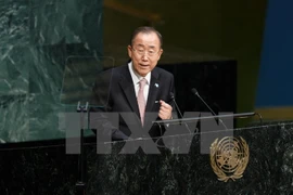 Tổng thư ký Liên hợp quốc Ban Ki-moon. (Nguồn: THX/TTXVN)
