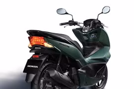 Mẫu PCX 125cc mới được tích hợp hệ thống khóa thông minh. (Ảnh: Văn Xuyên/Vietnam+)