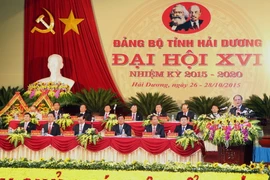 Chủ tịch Quốc hội Nguyễn Sinh Hùng phát biểu chỉ đạo Đại hội. (Ảnh: Nhan Sáng/TTXVN)